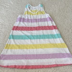 GAP Girls Multicolor Striped Casual Dress
